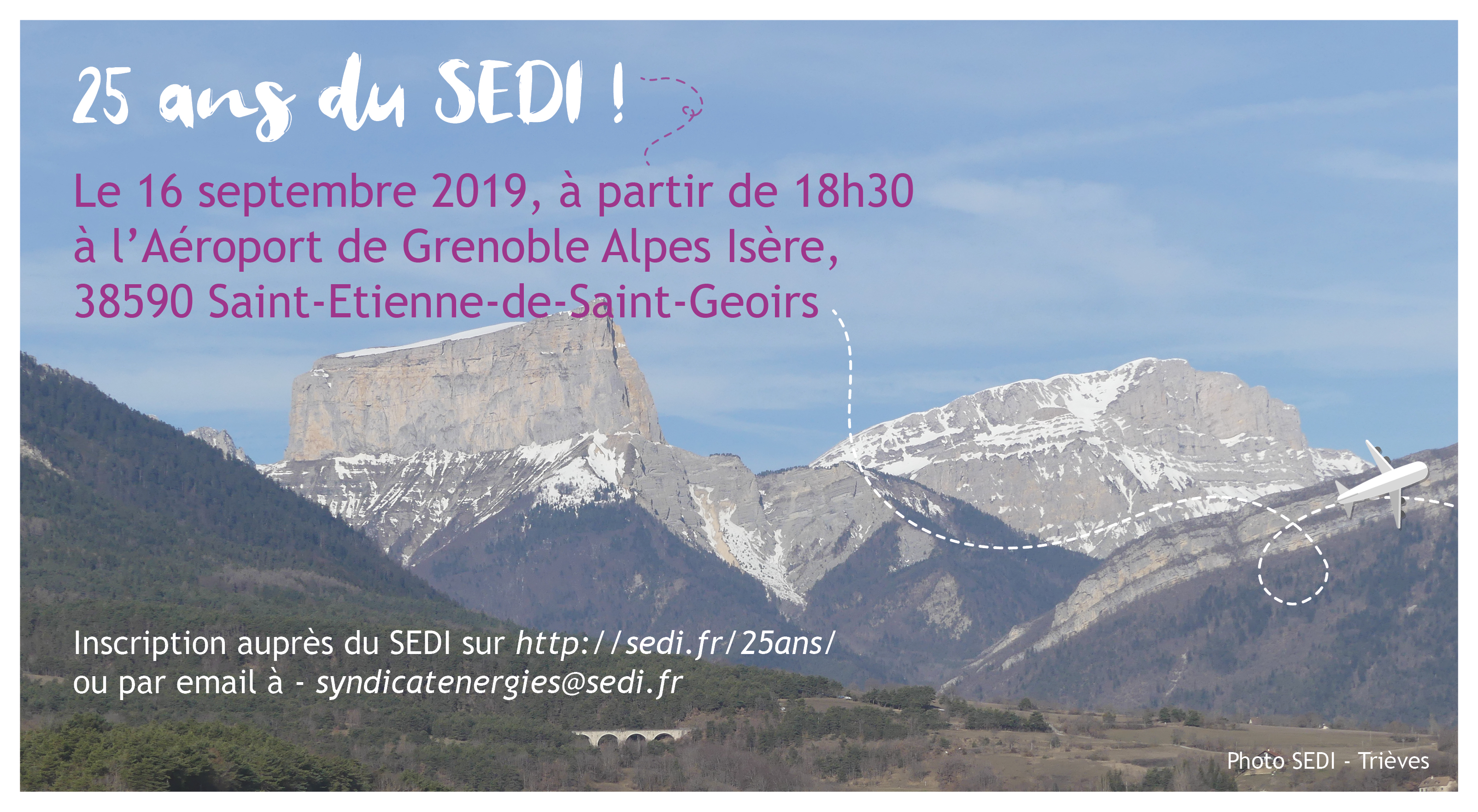 [Communiqué de presse] Les 25 ans du SEDI approchent !