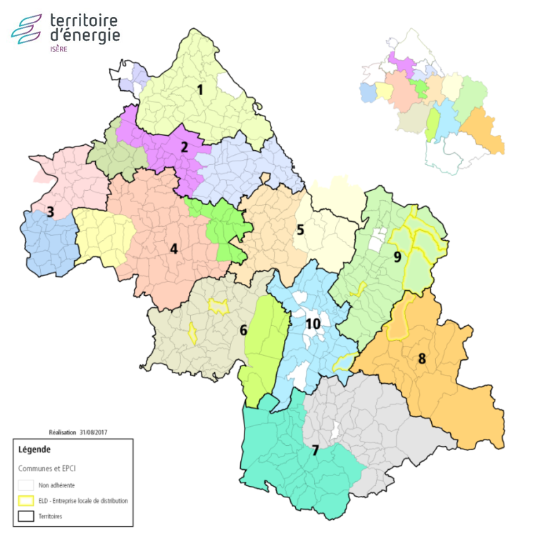 Communes et EPCI TE38