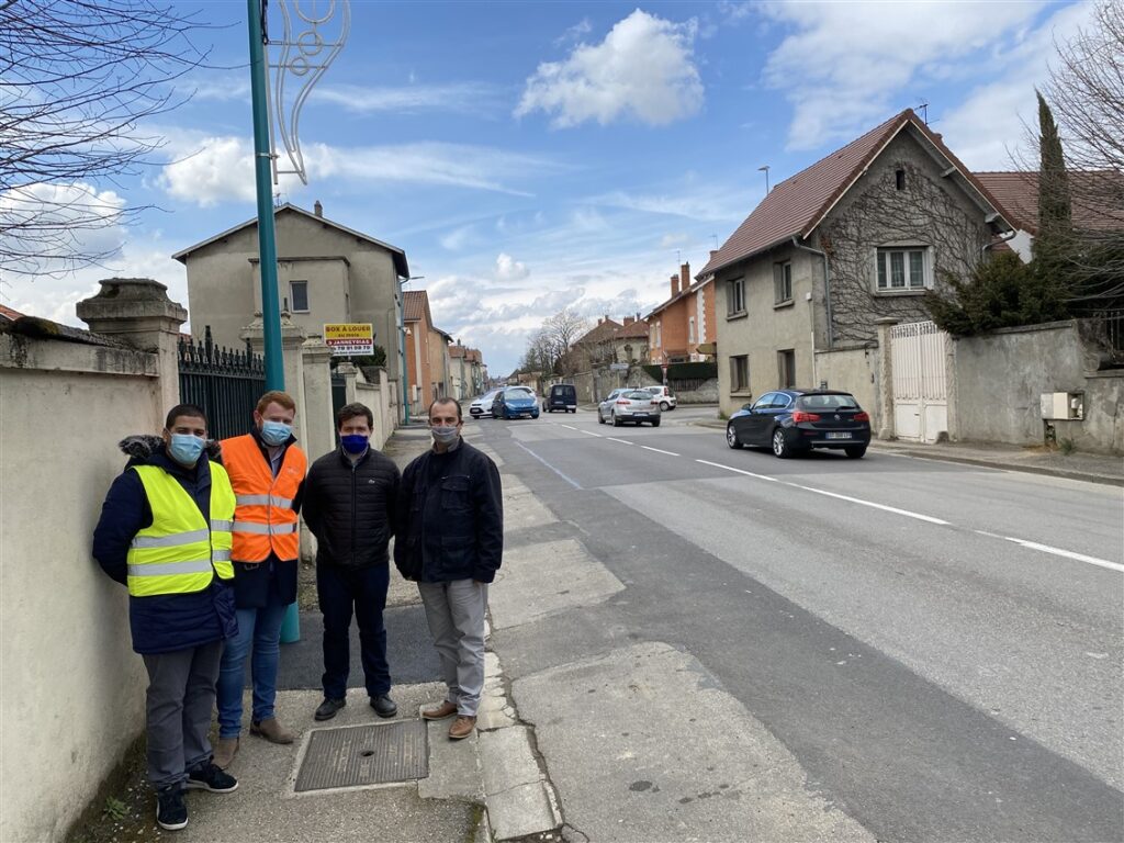 Réception des travaux de pont de chéruy, rue de la république