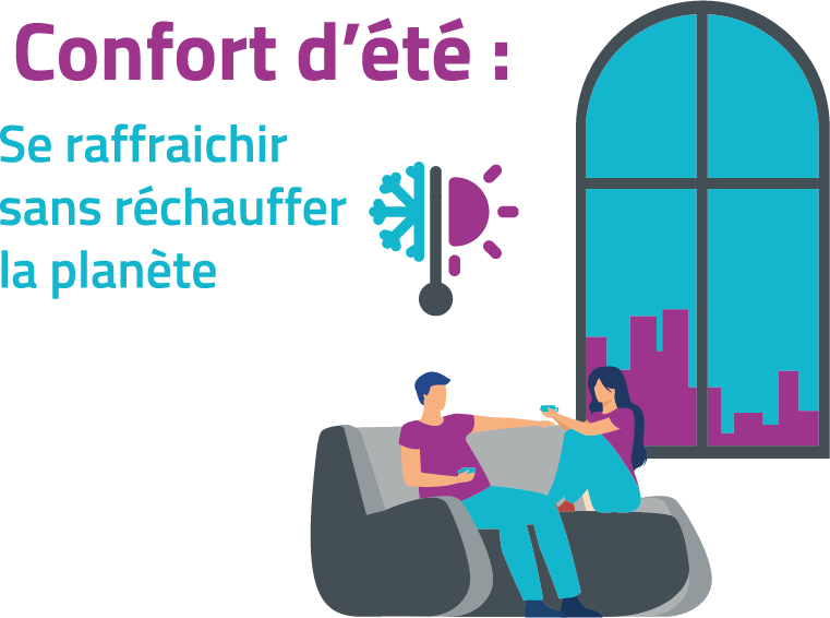 Confort d’été : se rafraichir sans chauffer la planète  !